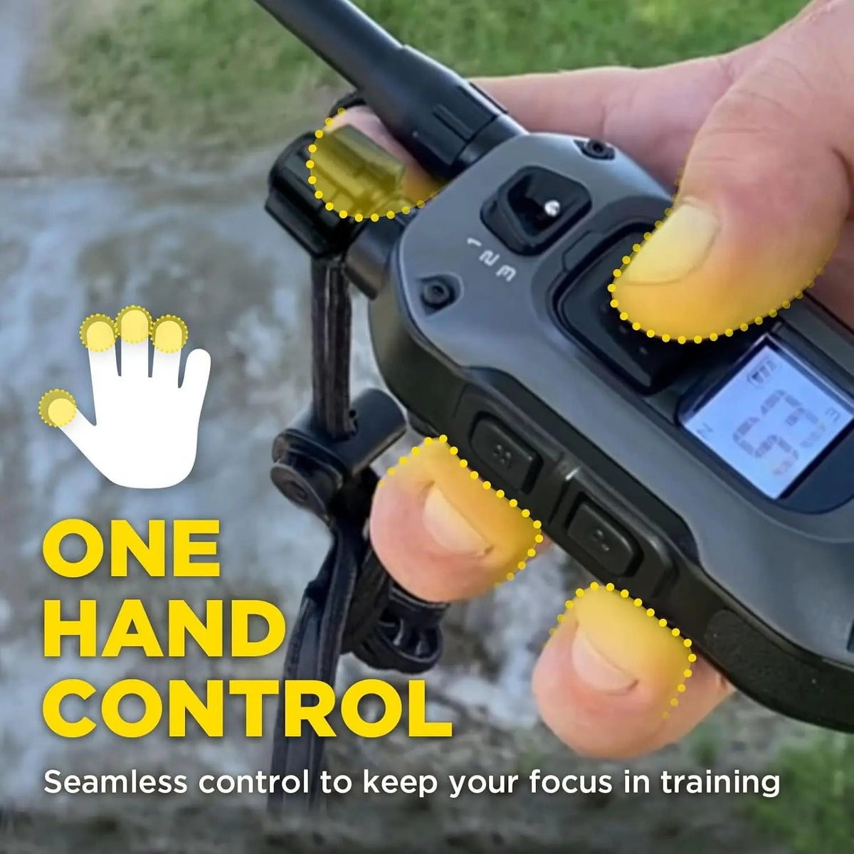2 Dogs Training Collar Remote 1/2 Mile Waterproof