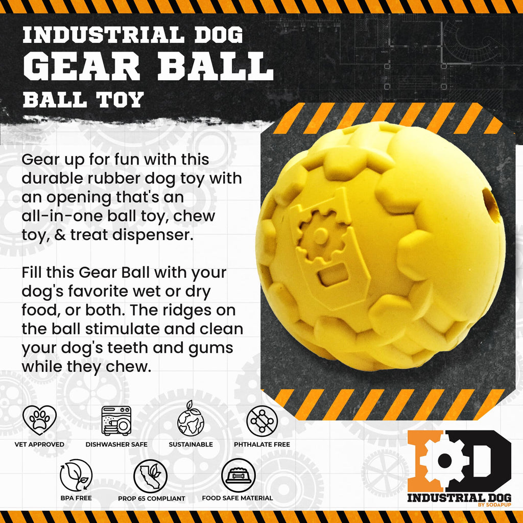 Industrial Ball Chew Toy for Heavy Chewers