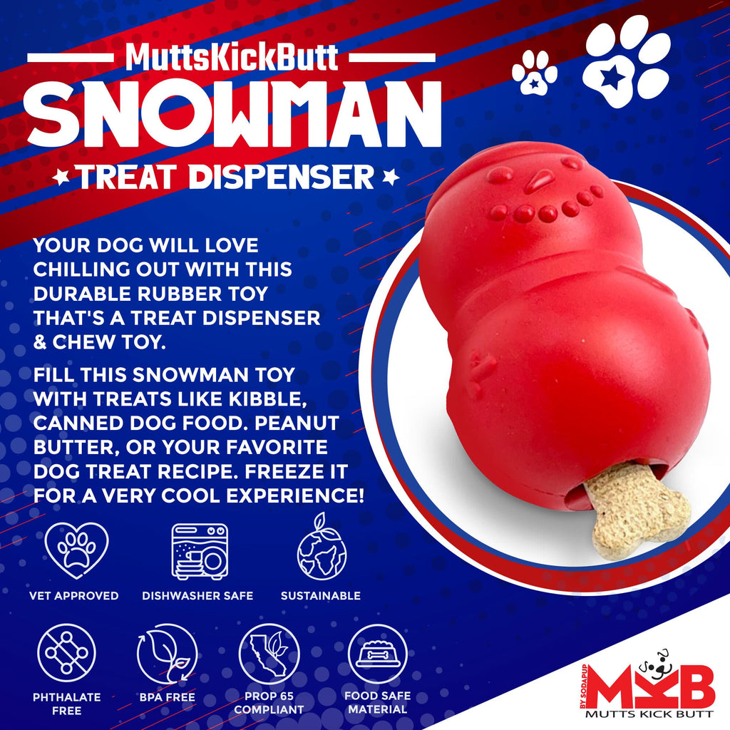 Snowman Dog Toy