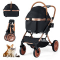 Pet Stroller with Sun Shade and Safety Belt