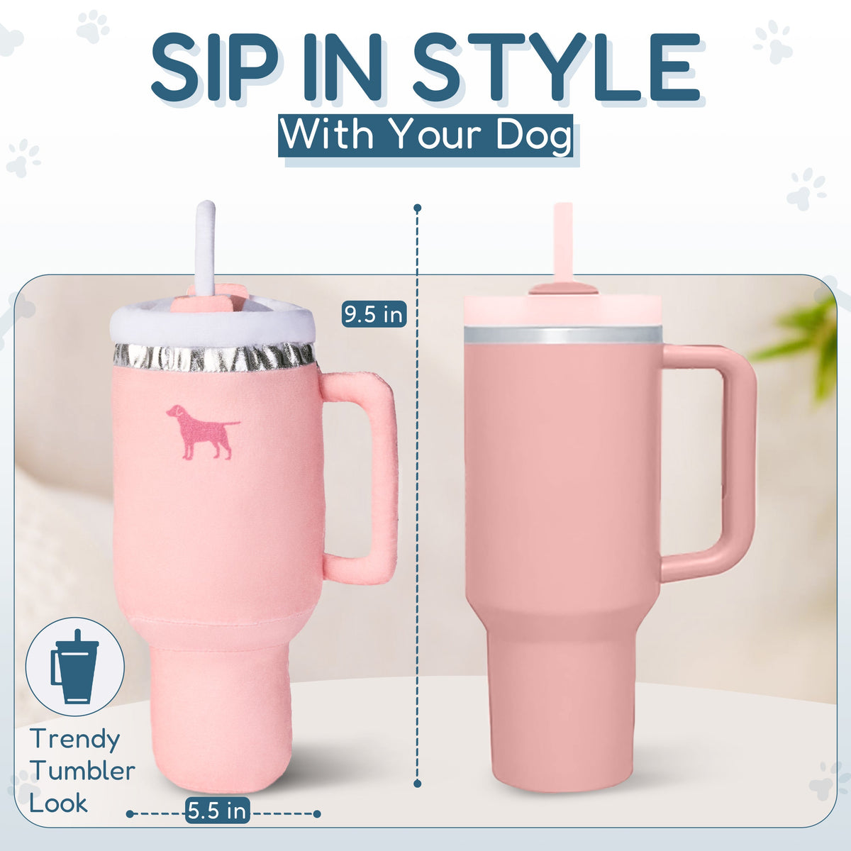PUPROAR Pup Cup Dog Toy