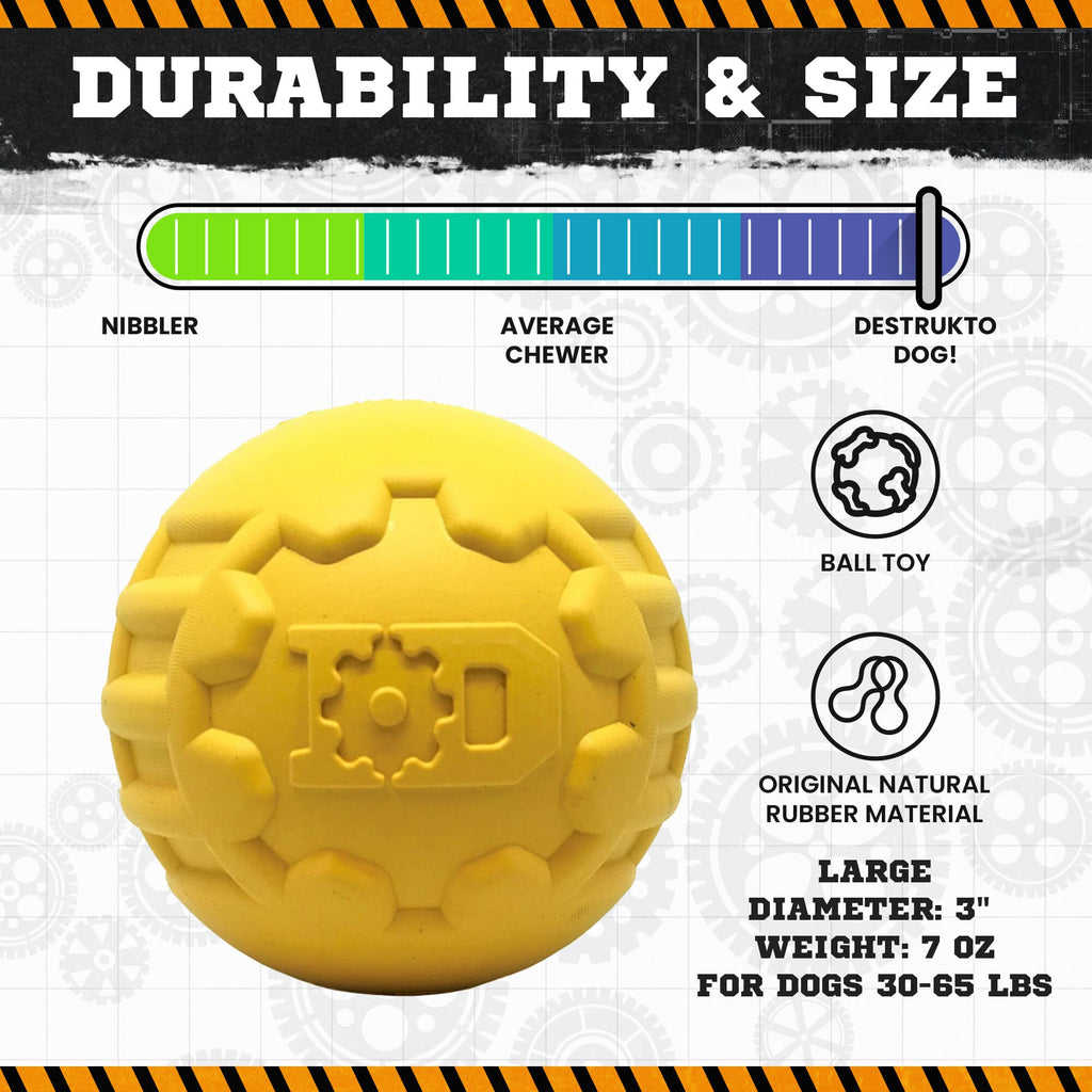 Industrial Ball Chew Toy for Heavy Chewers