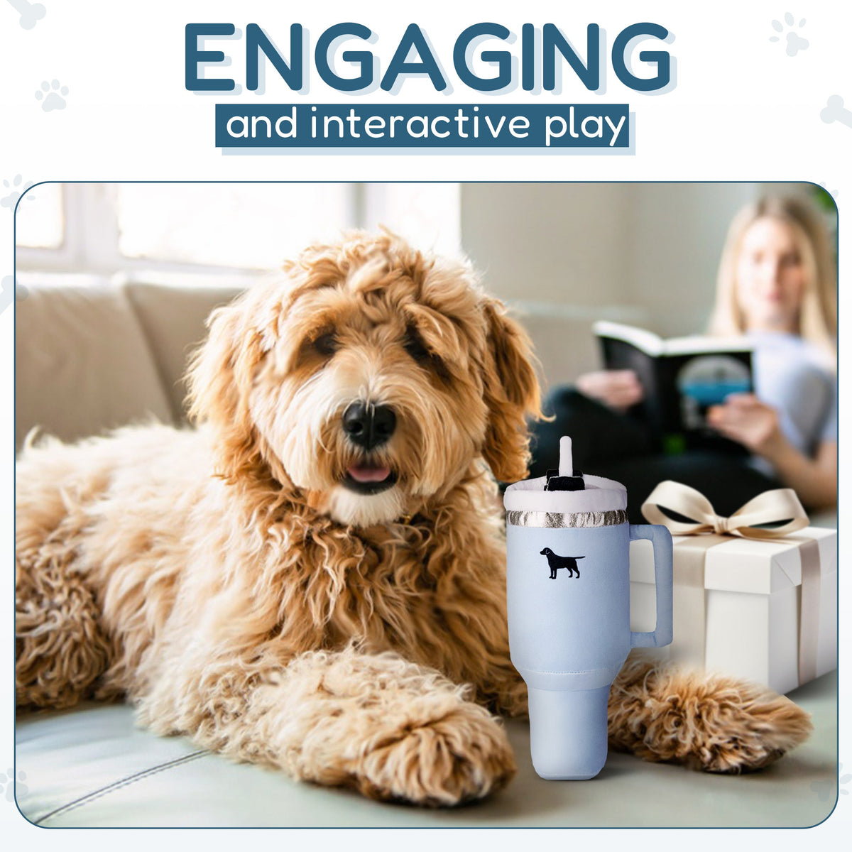 PUPROAR Pup Cup Dog Toy