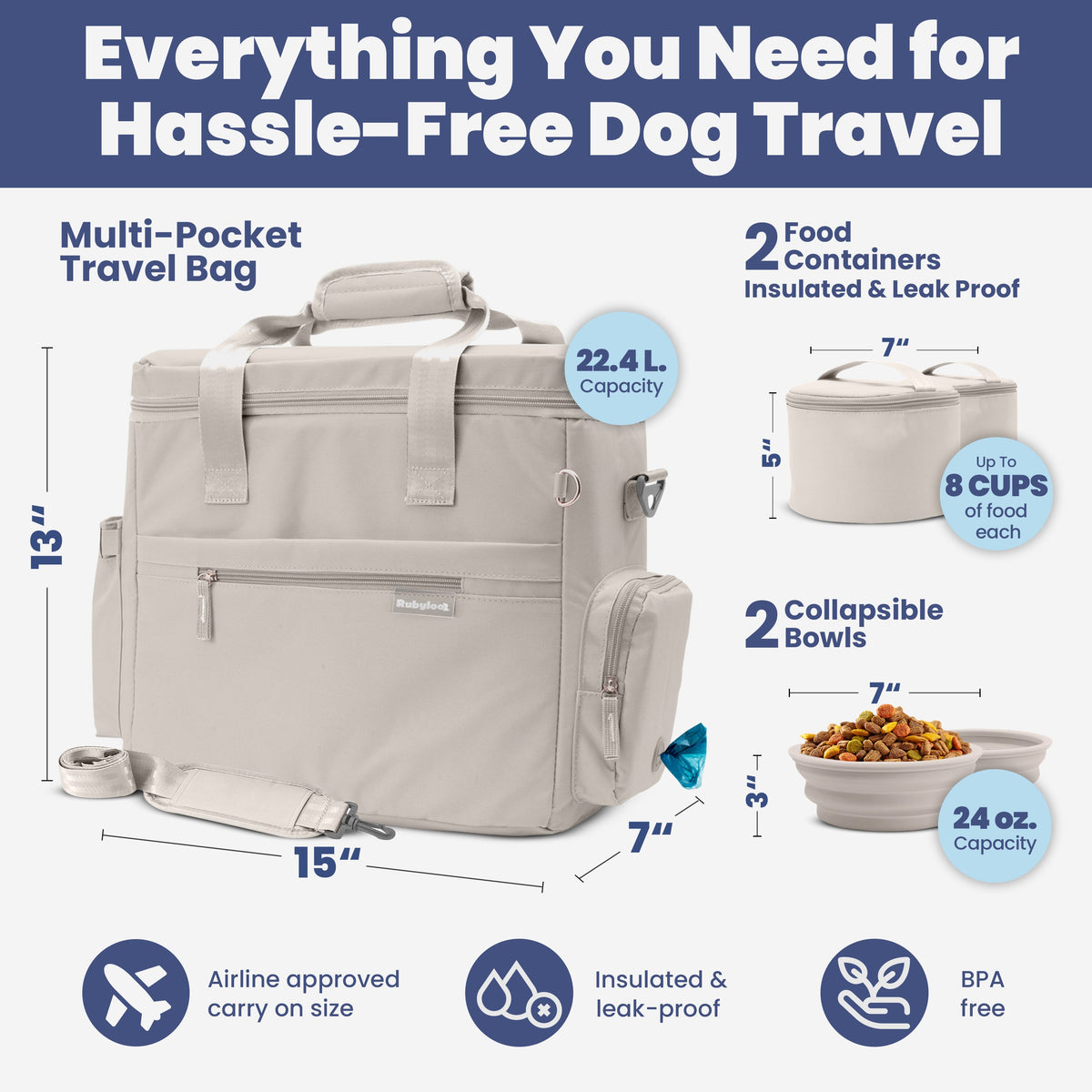 The Original Doggy Travel Bag™