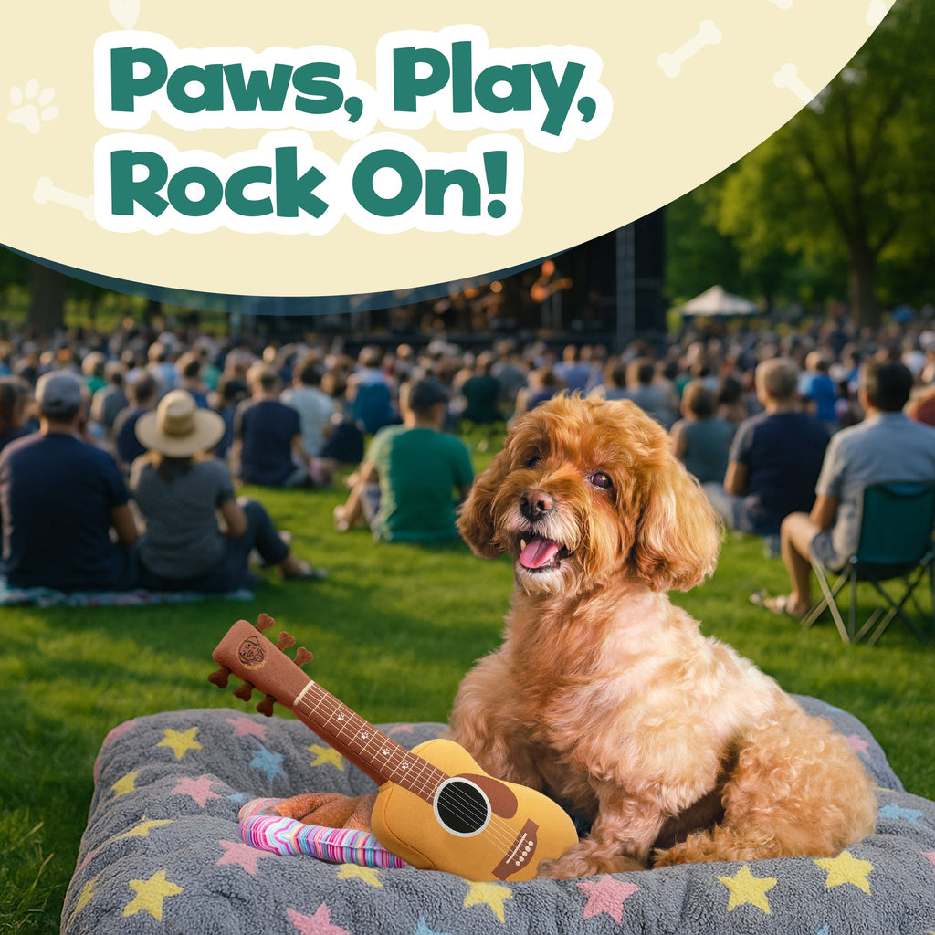PUPROAR Guitar Dog Toy