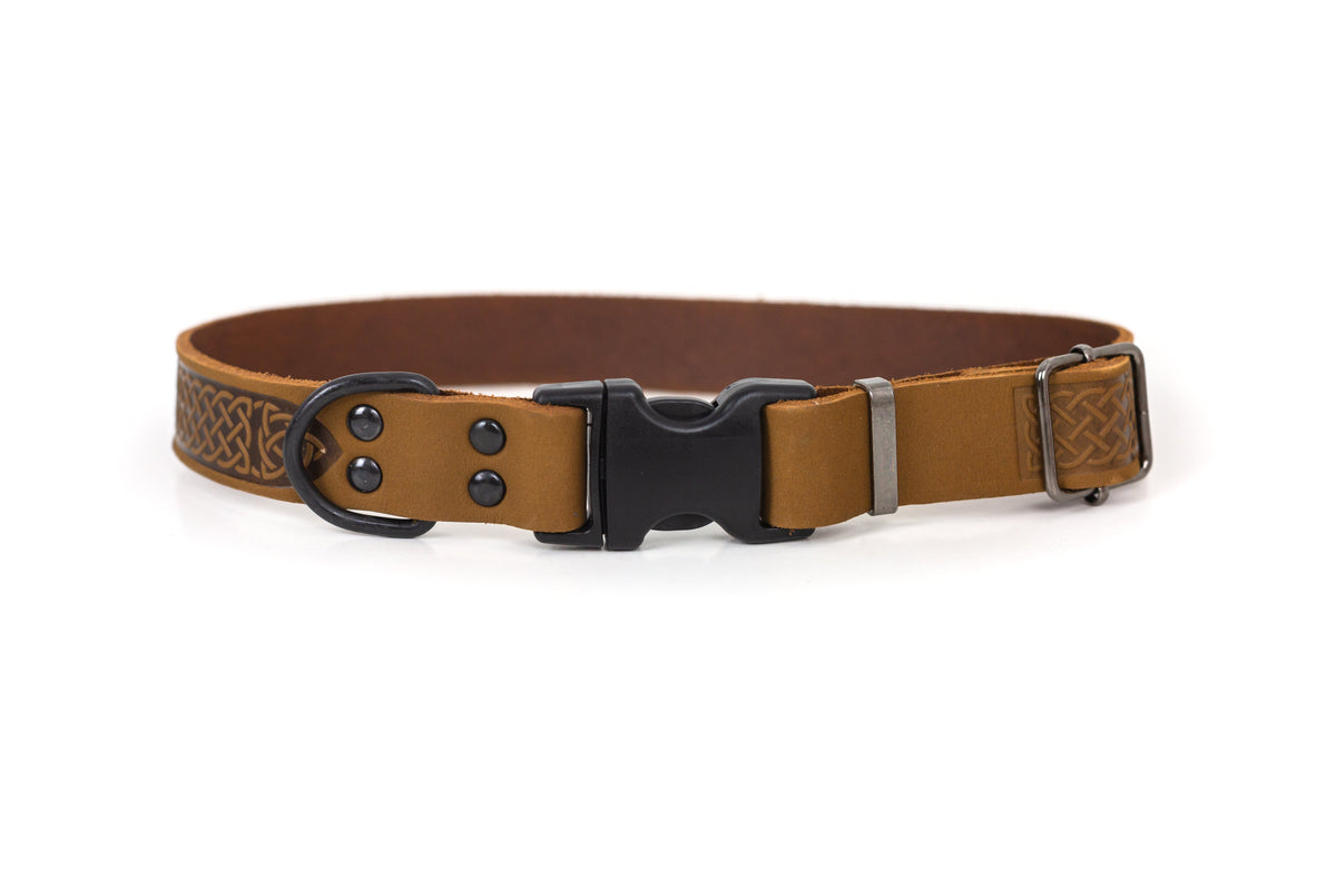 Quick-Release Leather Collar