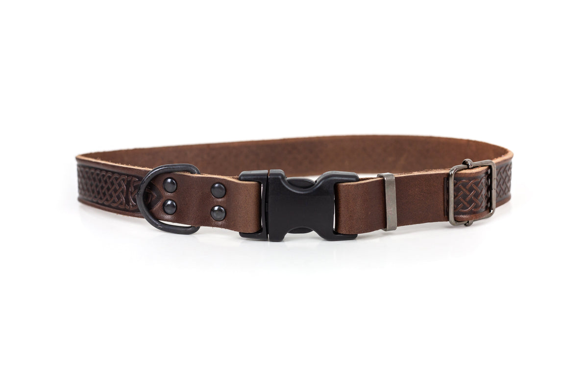 Quick-Release Leather Collar