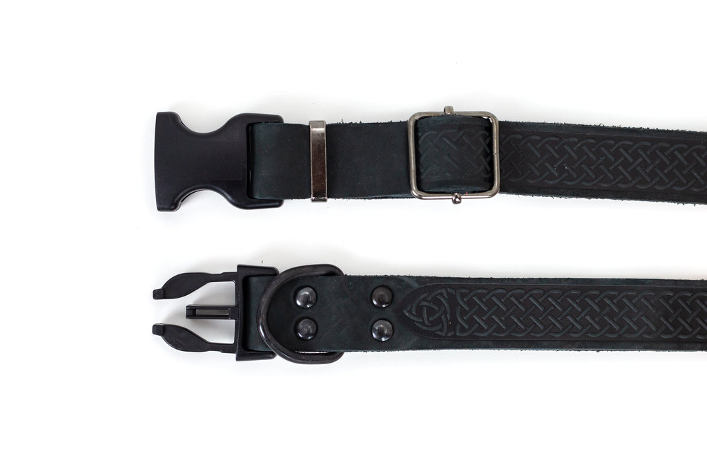 Quick-Release Leather Collar