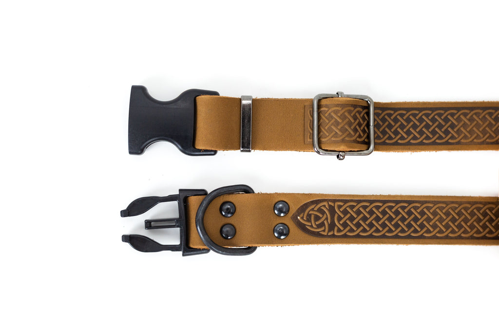 Quick-Release Leather Collar