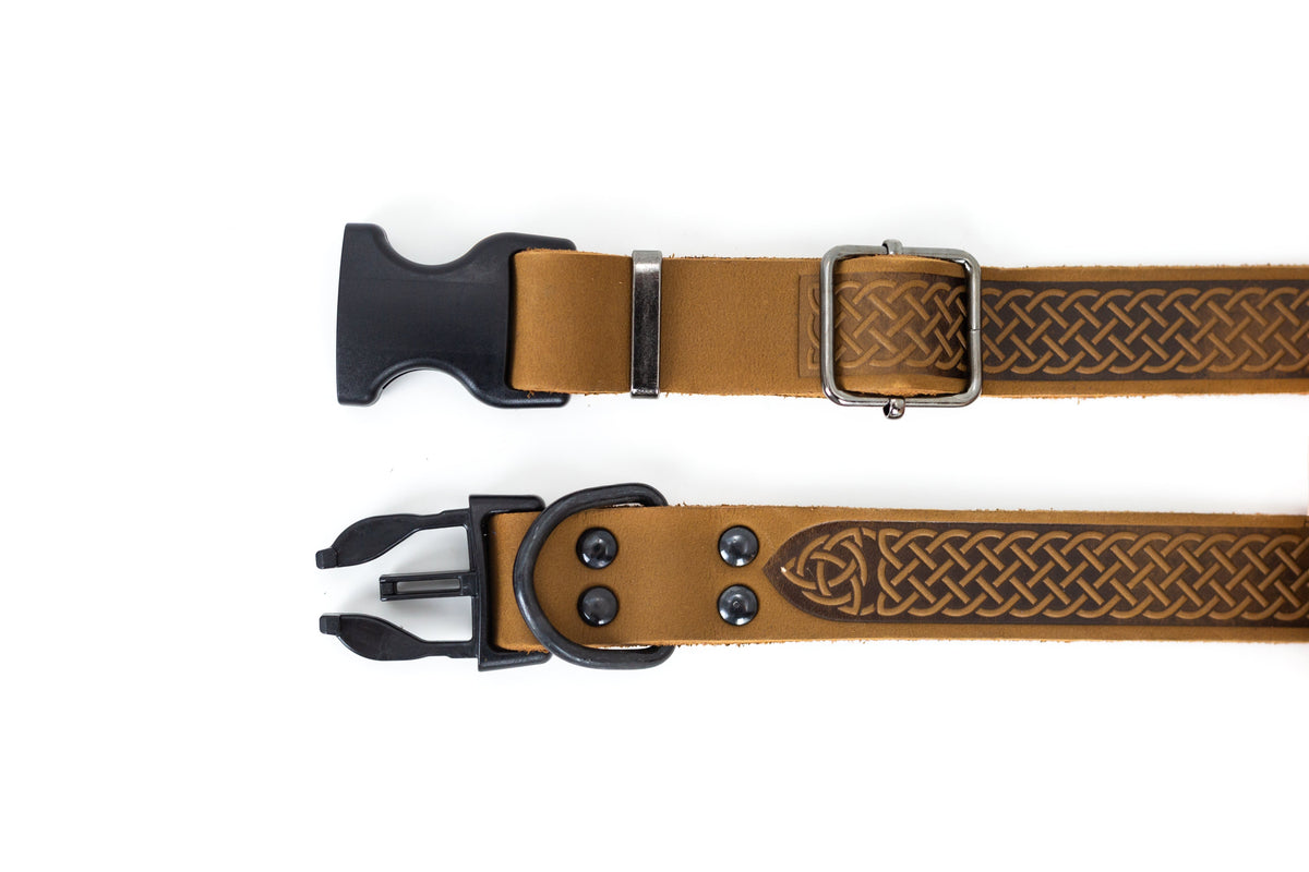 Quick-Release Leather Collar