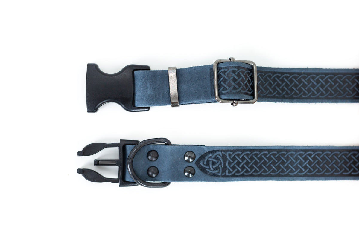 Quick-Release Leather Collar