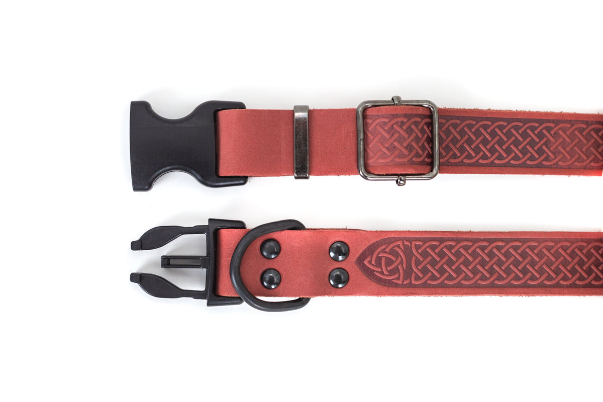 Quick-Release Leather Collar