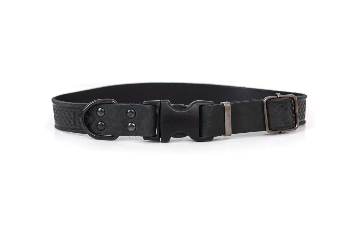 Quick-Release Leather Collar