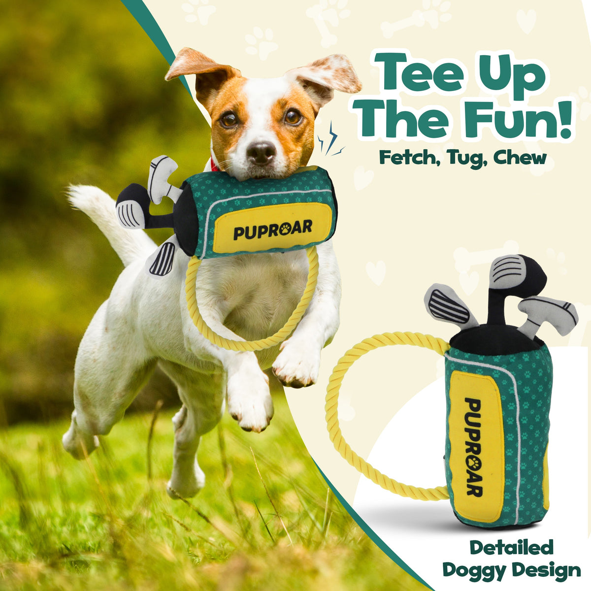 PUPROAR Golf Dog Toy