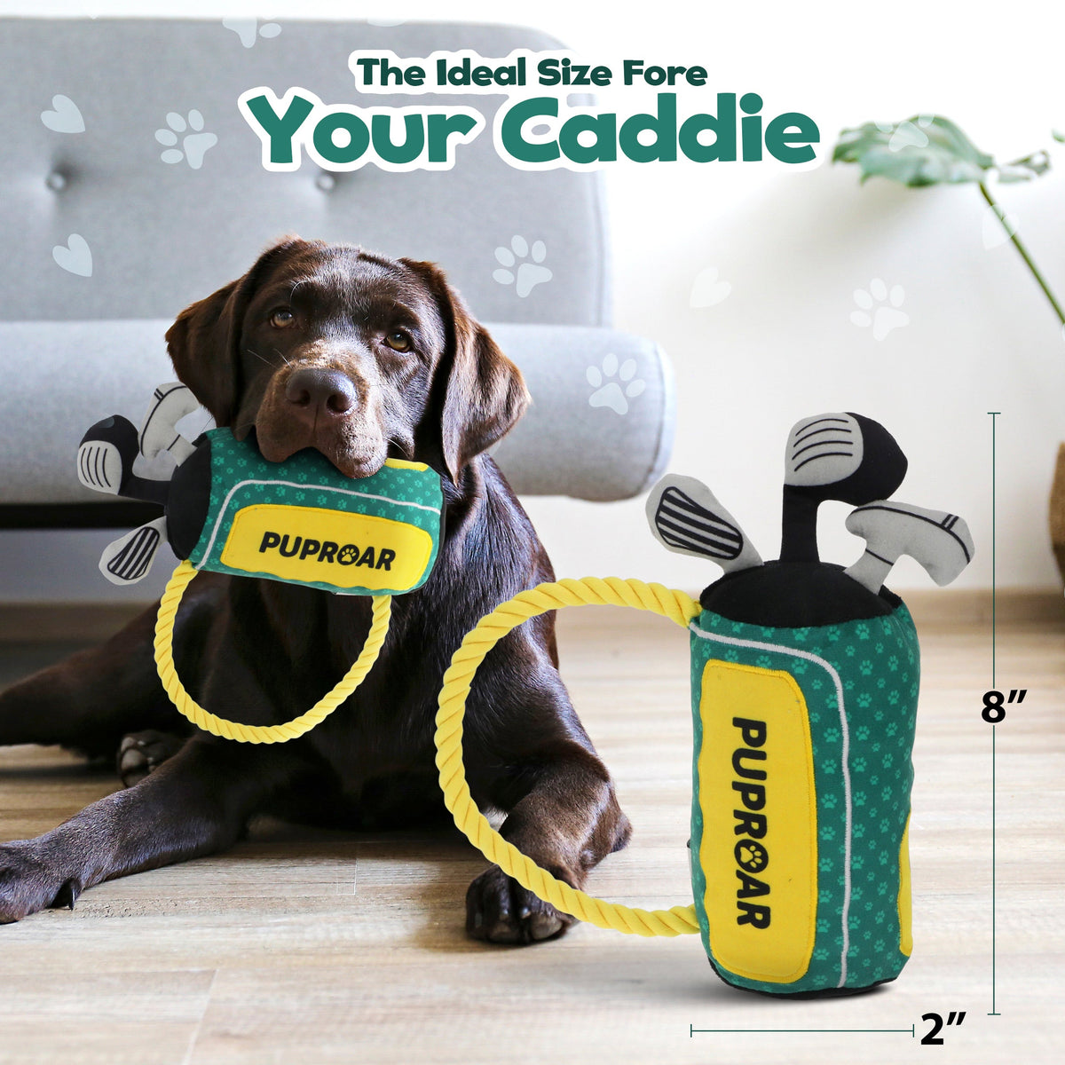 PUPROAR Golf Dog Toy