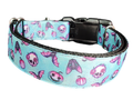 Halloween Blue  Nylon Dog Collar