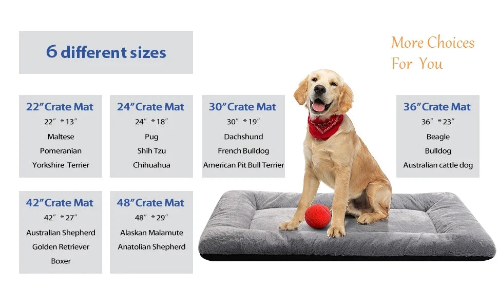 Ultra Soft Dog Beds Crate Pad