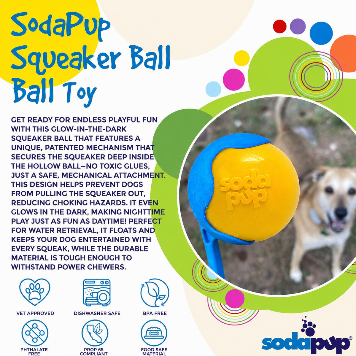 Squeak Ball - Durable