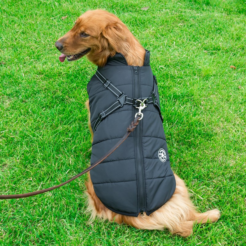 Reflective Large Dog Clothes Cold- Waterproof