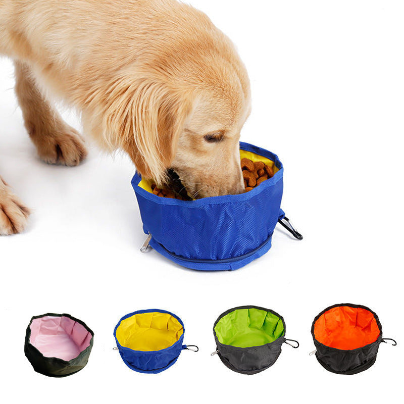 Portable Folding Outdoor Dog Bowl