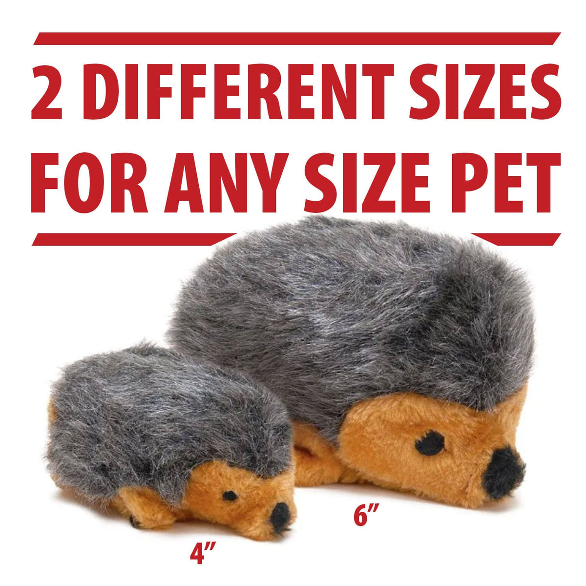Hedgehog Squeaker Dog Toy