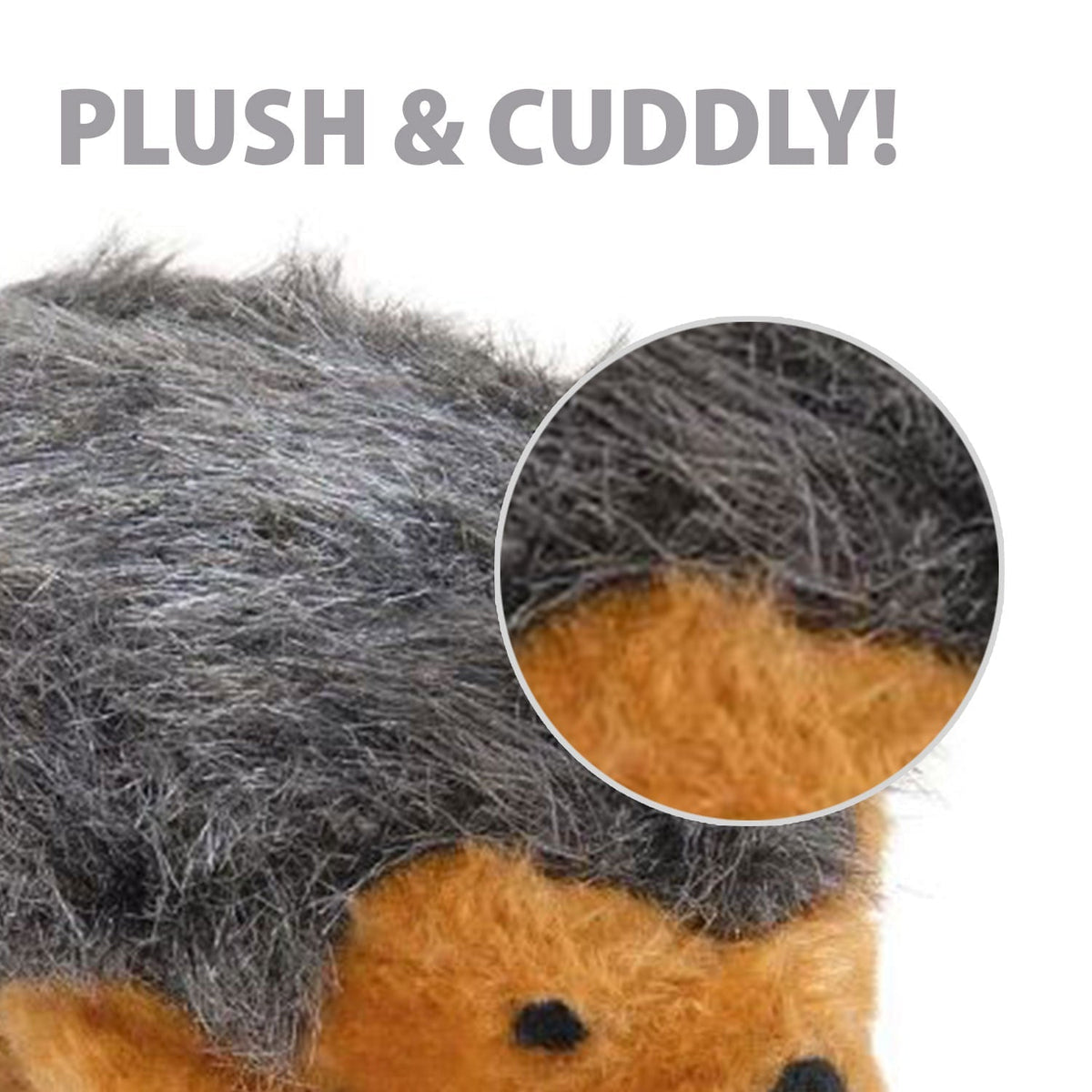 Hedgehog Squeaker Dog Toy