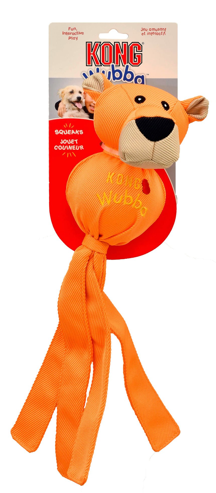 KONG Wubba Ballistic Durable Squeaker  Toys