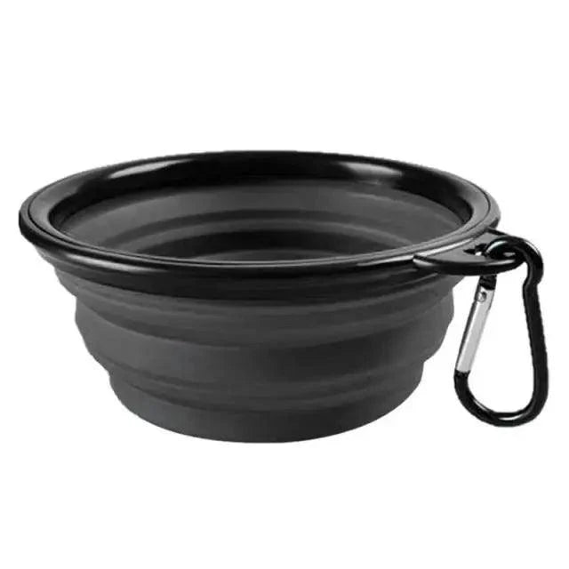Colorful Collapsible Silicone Dog Food Water Bowl
