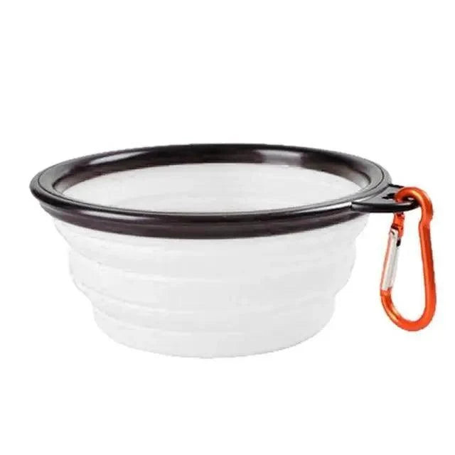 Colorful Collapsible Silicone Dog Food Water Bowl